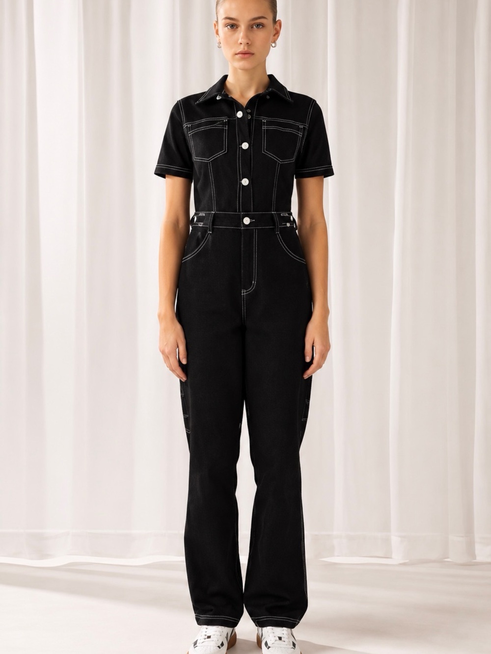 NWT Peppermayo Carpenters Boilersuit BlackDenim Jumpsuit | Women’s Size 0